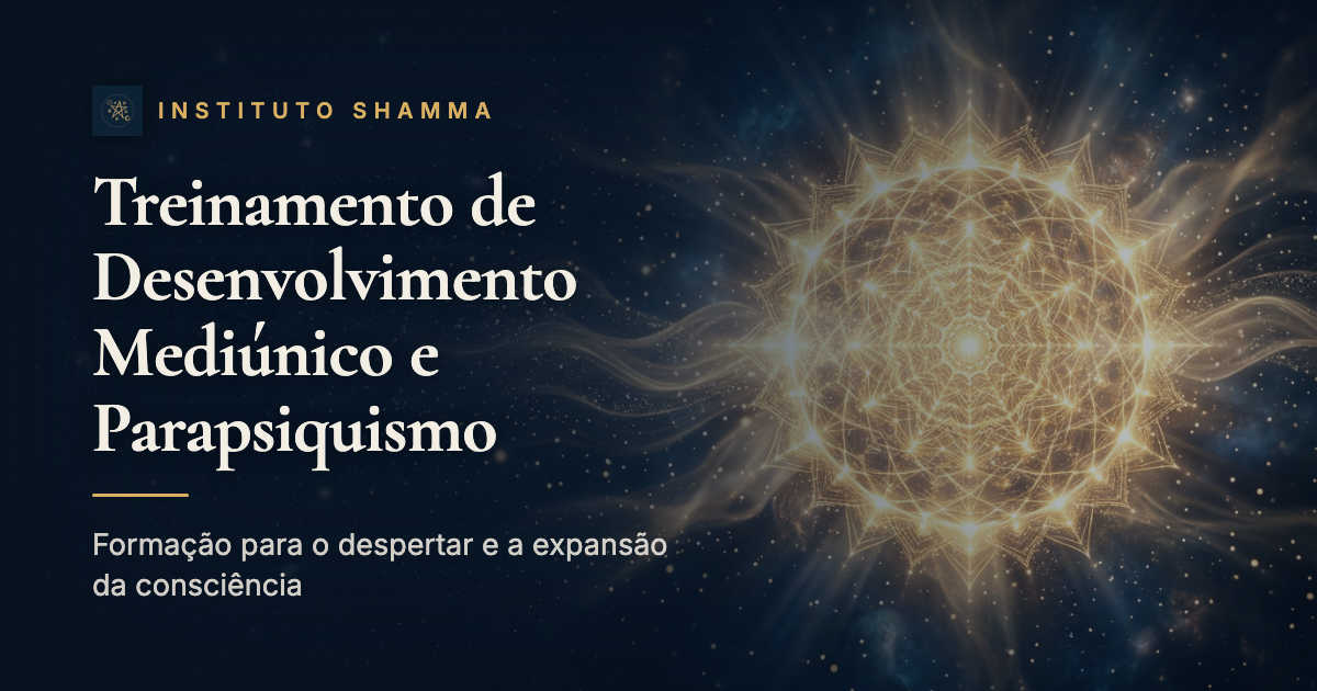 Treinamento de Desenvolvimento Mediúnico e Parapsiquismo — Turma de Inauguração (ao vivo)